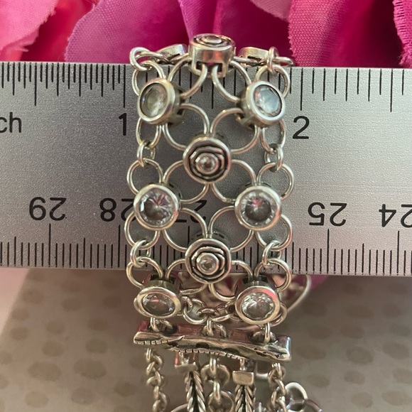 Silpada Cubic Zirconia Sterling Silver ‘CAVALIER’ Bracelet B2711 - Picture 16 of 17